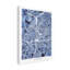 « atlanta georgia city map blue », impression sur toile tendue-331752128