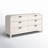 Essie 68" W 6-Drawer Solid and Manufactured Wood Double Dresser-225845315