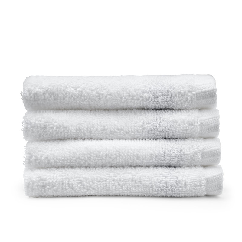 Quick Dry Cotton Face Cloth, White
