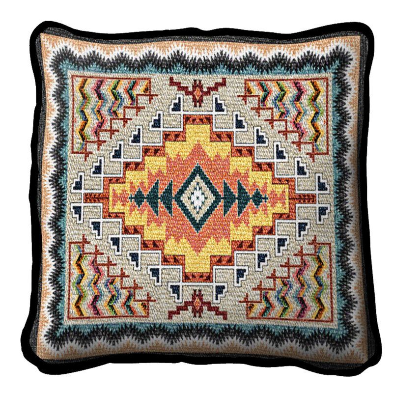 Coussin en coton Southwest