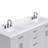 Thornaby 72'' Solid Wood Double Bathroom Vanity with 1.5'' Carrara Quartz Top-1500307761-1500307766