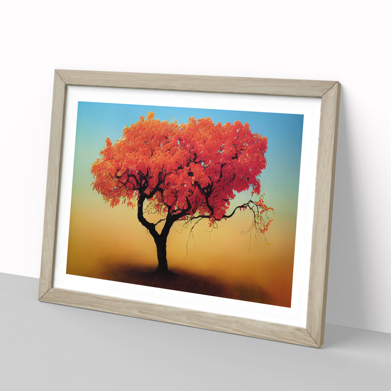 Beauteous Apple Tree - Framed Print, Oak, 25cm H x 34cm W x 2cm D