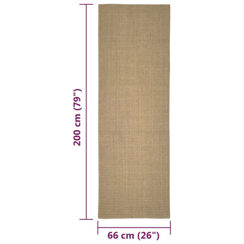 Machine Braided Area Rug, Runner 66 x 200cm