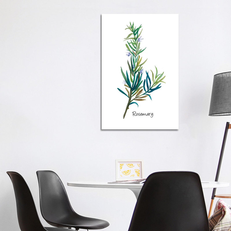 Rosemary I 1 Piece Wrapped Canvas Wall Art, 20.32 cm H x 30.48 cm W x 1.91 cm D