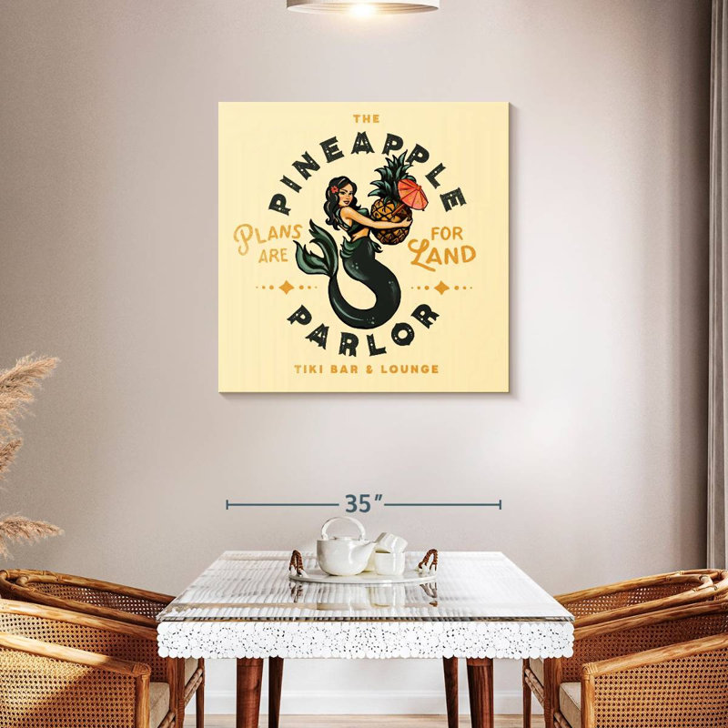 Tergel Pineapple Parlor, 36" H x 36" W