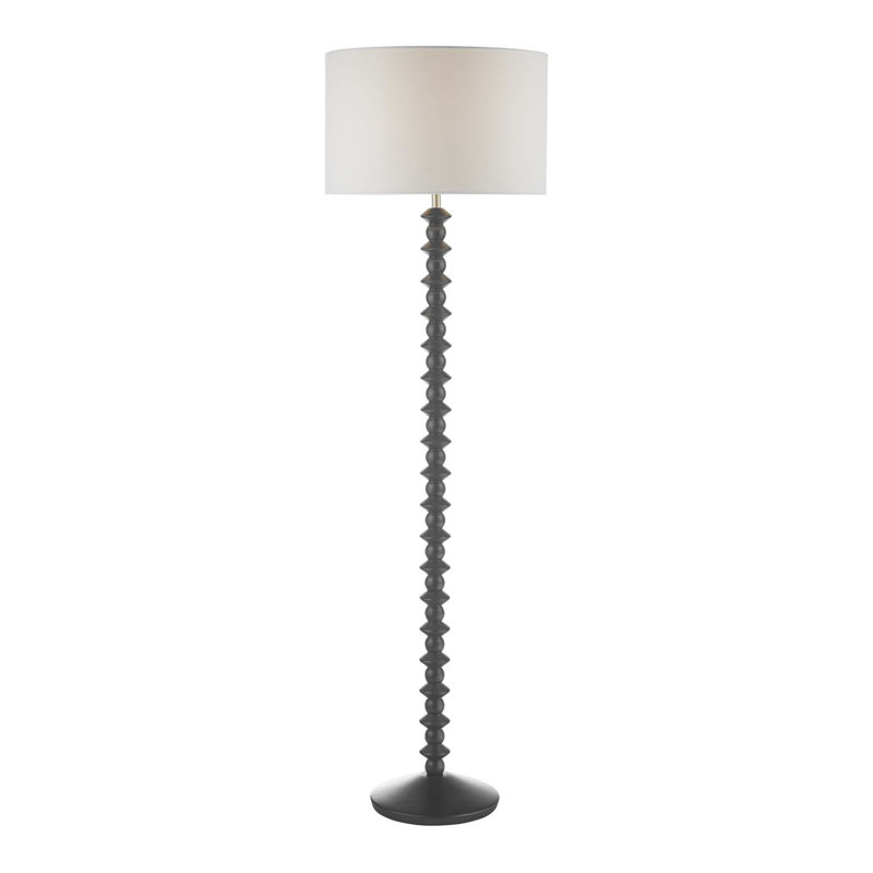 Hilla 138cm Black Traditional Floor Lamp
