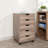 Jamariona Modern 5-Drawer Filing Cabinet for Home Office – Rolling File Storage Cabinet with Wheels, Under-Desk Drawer Organizer for Documents, Folders & Office Supplies-390097400