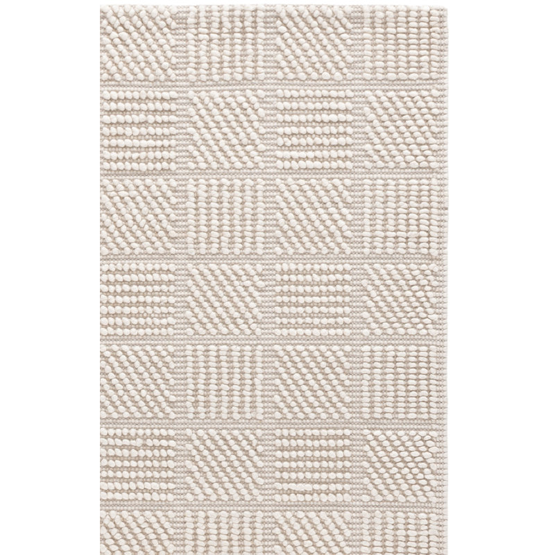 Laine tissée à la main Natura Coton Tapis d'intérieur recyclé P.E.T, Rectangle 9 pi x 12 pi