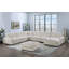 Repose-pieds de salon beige large