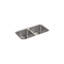 McAllister 32'' L Stainless Steel Double Basin Kitchen Sink