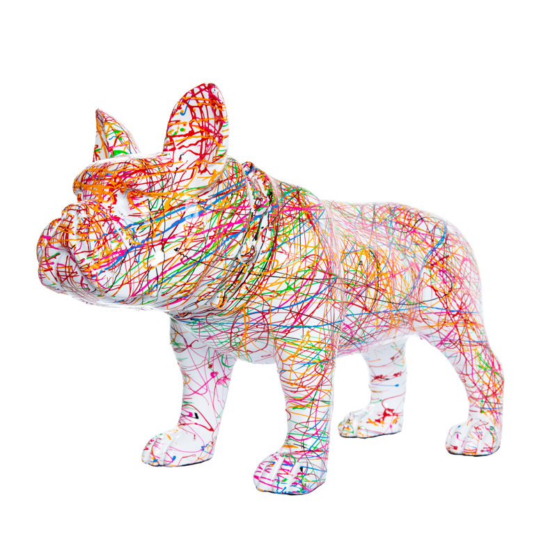 Lurae Expressionist Standing Bulldog - 14" long