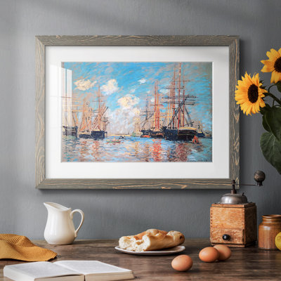 La mer, port à Amsterdam, 1874 - Peinture d'un seul cadre