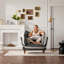 Fauteuil d'appoint simple en chenille de style moderne