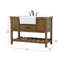 Ensemble de meuble-lavabo simple 48 po Pelaghia-57367824
