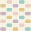 Tapis beige / bleu sarcelle / mauve en polyester tissé à la machine Mcevoy-1749345298