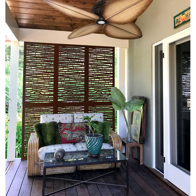 Modinex Espresso Decorative Composite Screen Panel, 2' x 4'