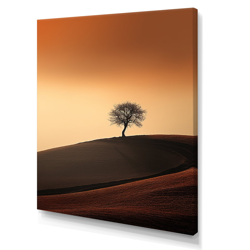 «Autumn Sunset Sunset», reproduction d'art sur toile, Toile tendue, H 32 po x l 24 po