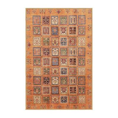 Tapis décoratif multicolore à motif abstrait