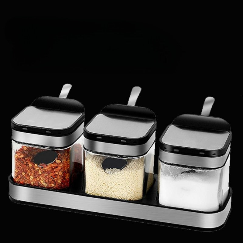 Glass Canister - Set of 3
