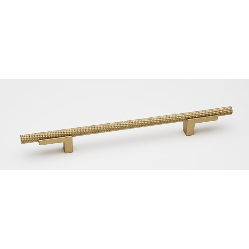 Champagne Matte Aluminum Knurled 8" Bar Pull