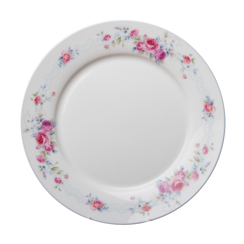  Assiette à dessert / à salade en porcelaine tendre 8 po Grace's Tea Ware