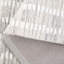 Tapis abstrait argenté / ivoire en laine / chenil / coton touffeté à la main Valirie-1630167449