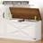 Shoe Cabinet With Bench, L-shaped Shoe Bench, Storage Bench, Farmhouse Shoe Storage Cabinet With Adjustable Shelves