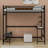 Easy Assembly Loft Bed With Storage And Buckle Fastened Frame Slats