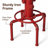 Dicle Swivel Adjustable Height Counter Stool-1871153481-1818652456