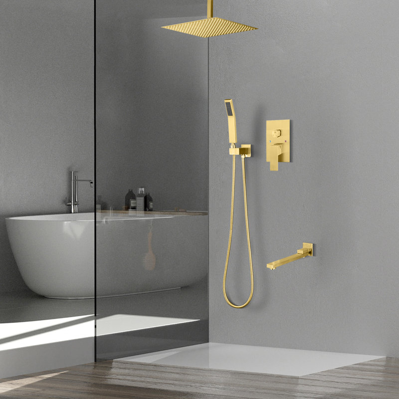 Diverter Accent, Brushed Gold