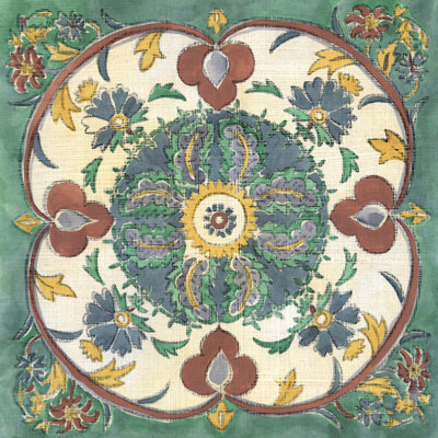 " Batik Rosette IV "