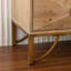 Commode 3 tiroirs, commodes et commodes modernes, meuble télé, commode en bois clair pour chambre à coucher, salon, couloir