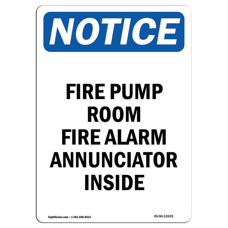 Signe d'annonciateur d'alarme de pompier