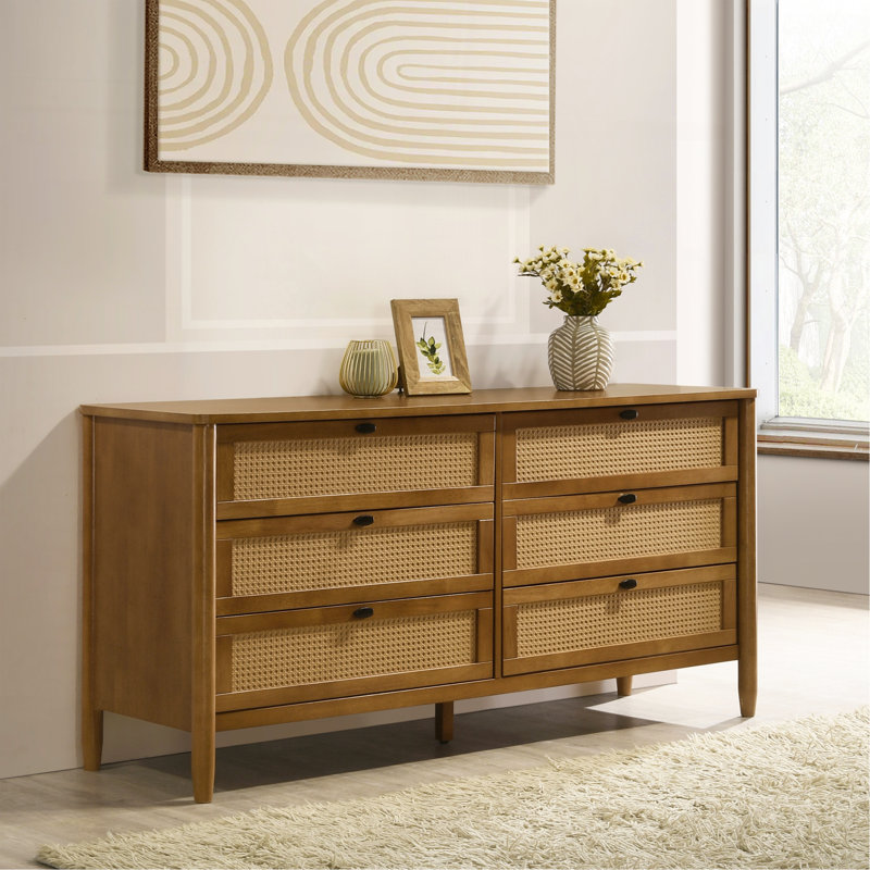 Commode 6 tiroirs Vichy