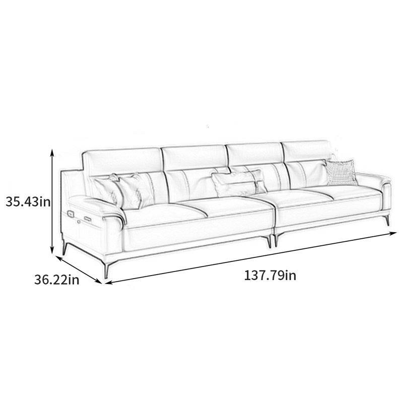 Landwehr, 4, H 35,43 po x l 137,79 po x P 36,22 po