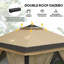 Atzhiry 3.3 x 3.3m Pop Up Gazebo with Double Roof-1684786713