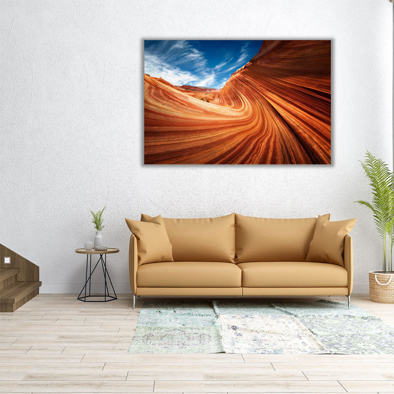 The Grand Wave II - reproduction d'art sur toile, H 20 po x l 30 po