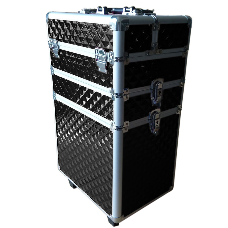 Travel Case + Drawers, Black