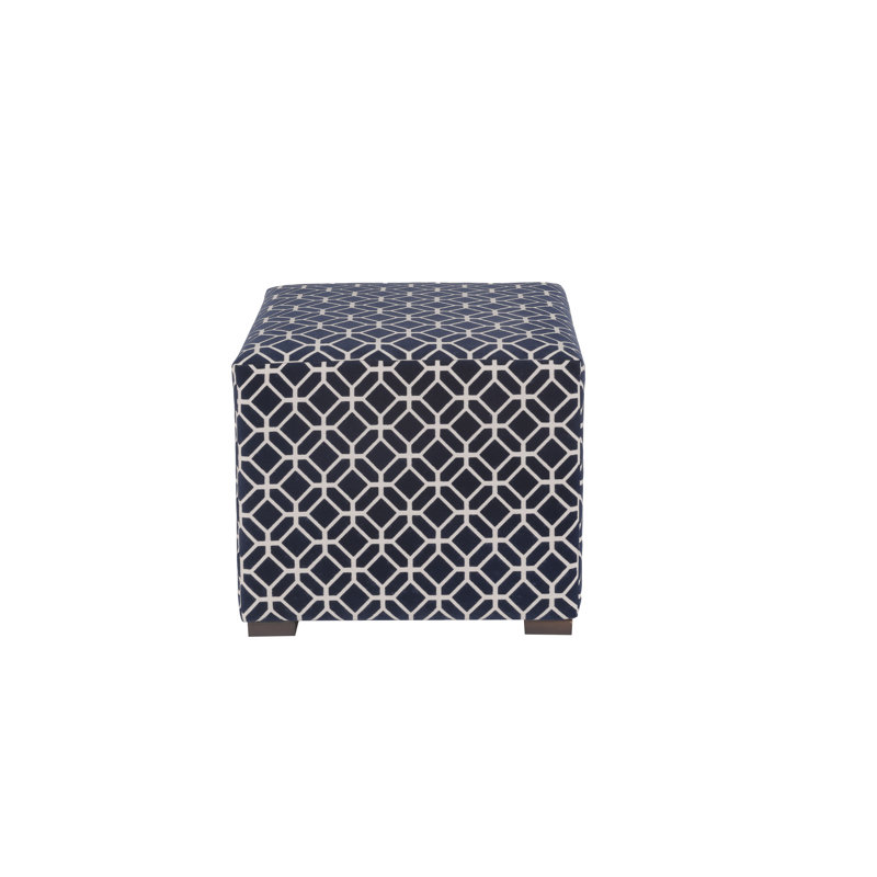 Repose-pieds rembourré Eesha, Polyester noir