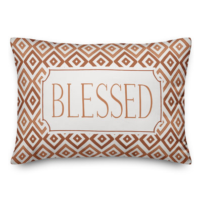  Housse et insert de coussin rectangulaire extérieur Blessed Diamonds
