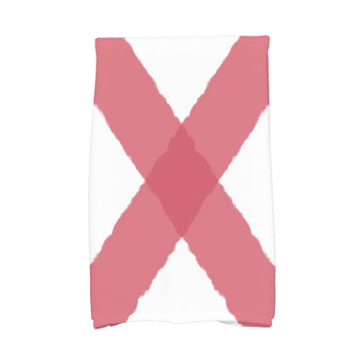 Serviette de bain à imprimé géométrique Aksel