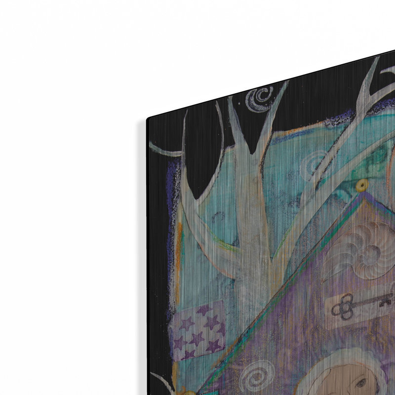  «Shelter» par Sue Davis, art mural en métal, 24 po x 48 po, H 48 po x l 24 po