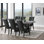 Anxhela Marble Top Four Leg Dining Set