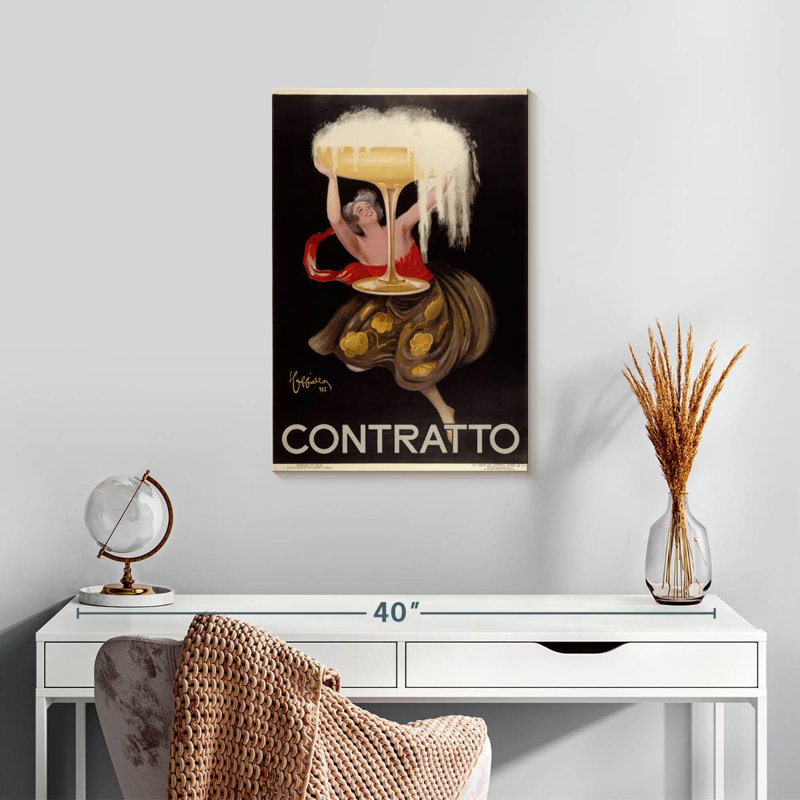 Contratto, 24" H x 16" W