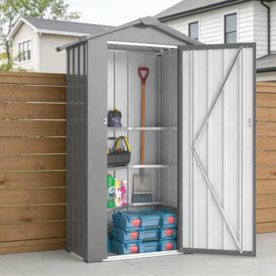 69.7" Vertical Outdoor Storage Shed - Waterproof Garden Tool Shed for Outdoor & Indoor Use