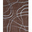 Modern Tibet Hand Knotted Abstract Area Rug in Brown
