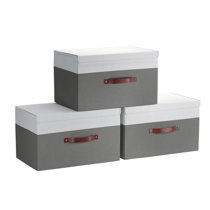  3Pcs/set 3 In 1 Storage Box Container Drawer Divider Lidded  Closet Boxes for Ties Socks Bra Underwear Mask Organizer : Home & Kitchen