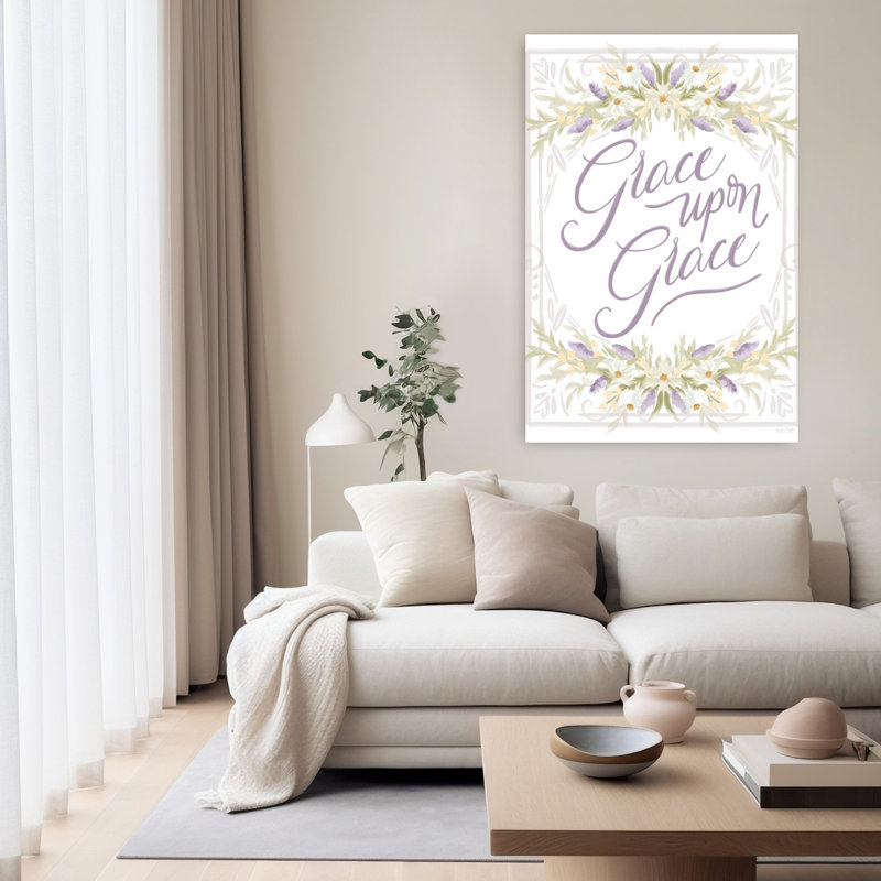 Grace On Grace, art floral contemporain, H 60 po x l 40 po