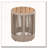Outdoor Rattan rope & Acacia Wood Side Table-1299654728