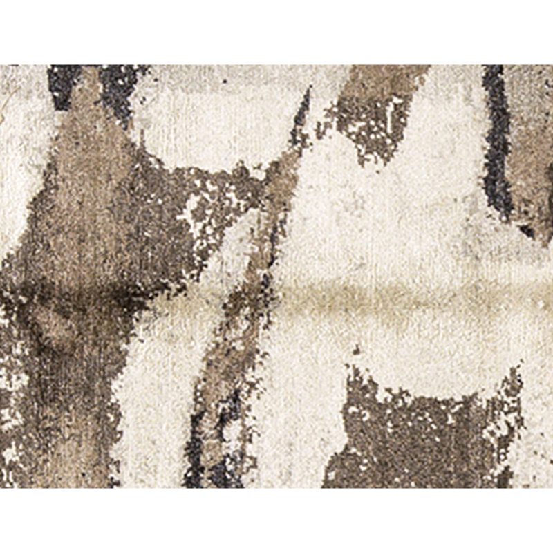Hand Knotted Silk Area Rug in Multi
